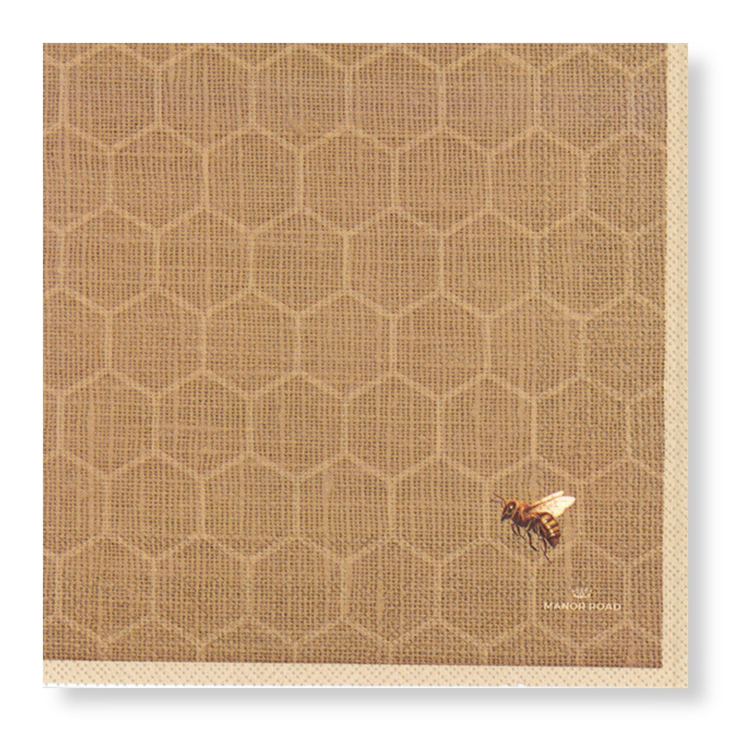 Linen (Honeyomb) Luncheon Paper Napkin- 20pk- Manor Road