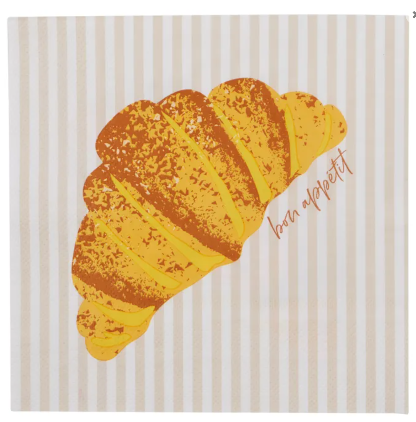 Croissant Beige Luncheon Paper Napkin- 20pk- Assemble