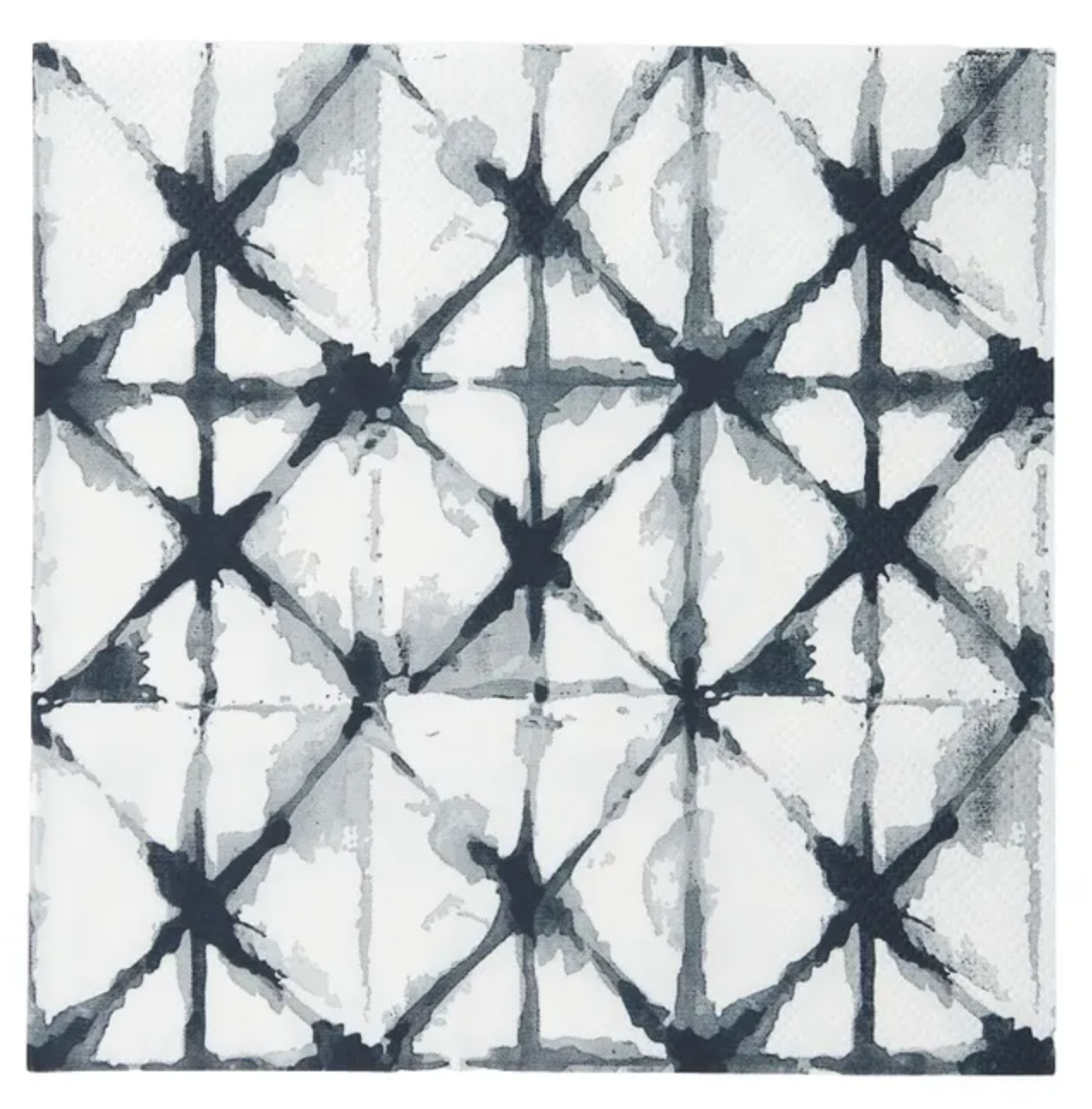Tie Die Navy & White Luncheon Paper Napkin- 20pk- Assemble