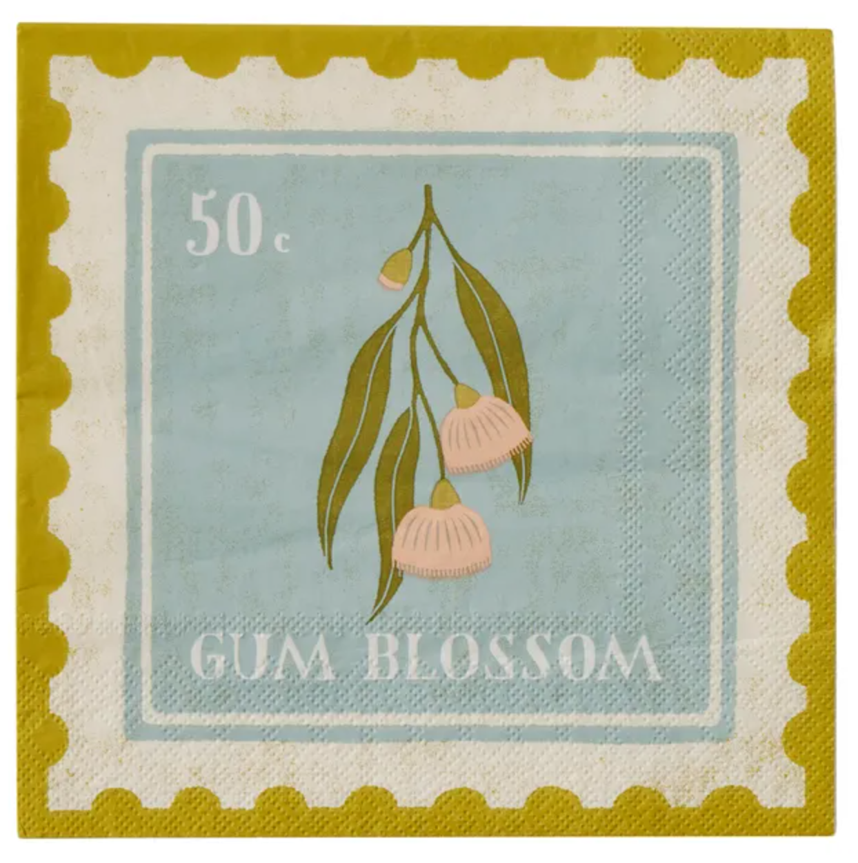 Daphne Post Card Luncheon Paper Napkin- 20pk- Assemble