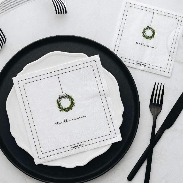 Tis the season Cocktail Paper Napkin- 20pk- Manor Road
