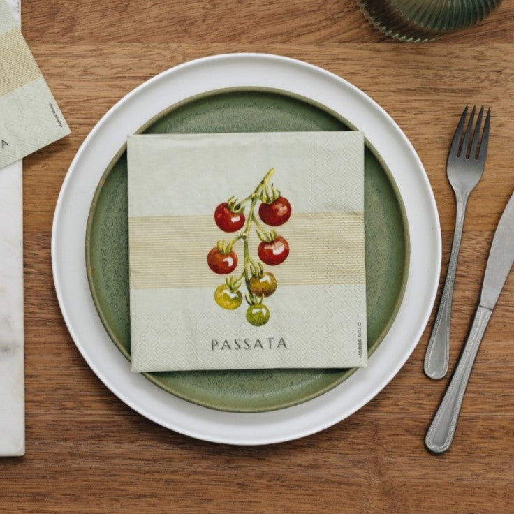 Passata Cocktail Paper Napkin- 20pk- Manor Road