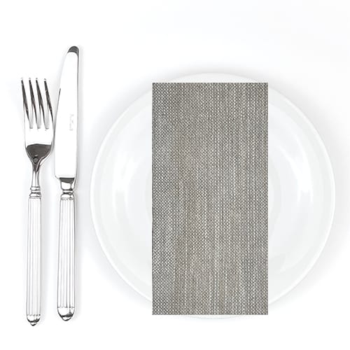 Melange Brown Extra Soft Rectangle Paper Napkins- 50pk- Bionap