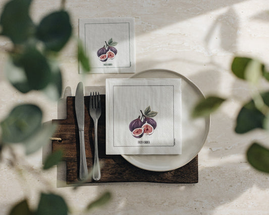 Ficus Cocktail Paper Napkins- 20pk- Manor Road
