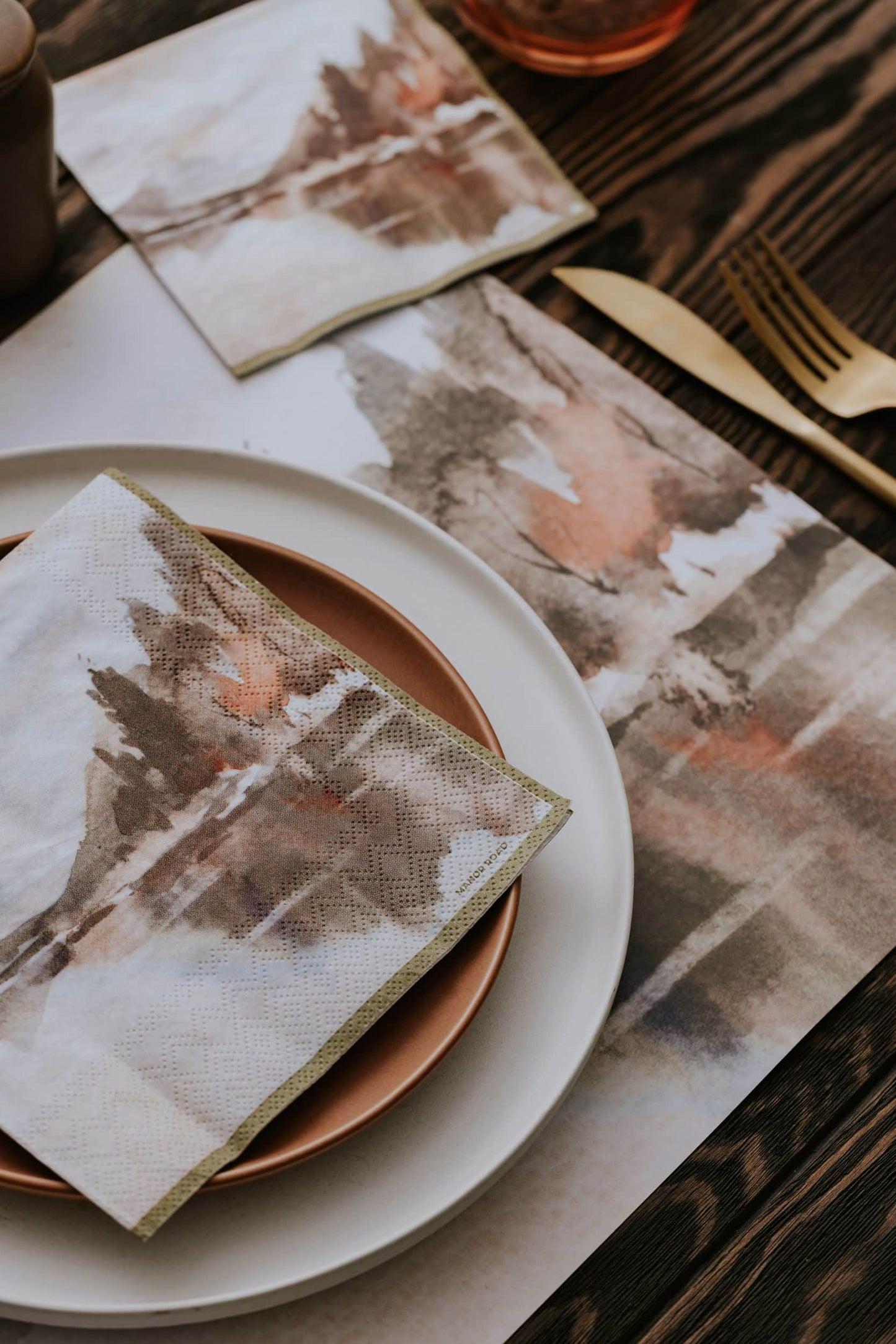 The Lake Napkins - Cocktail- Manor Road