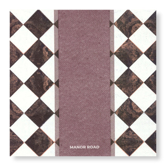 Marbled Bordeaux Dinner Paper Napkins- 20pk- Manor Road