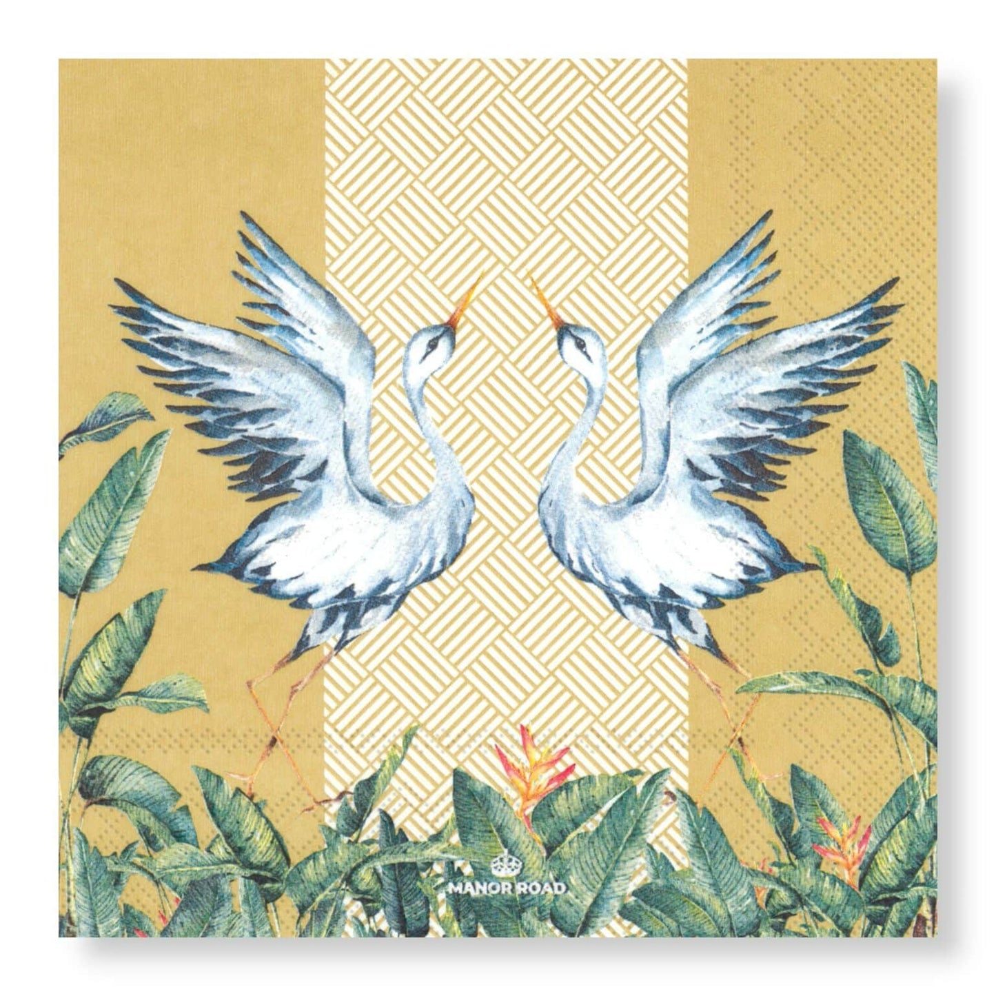 Birds of Paradise Luncheon Paper Napkin- 20pk- Manor Road