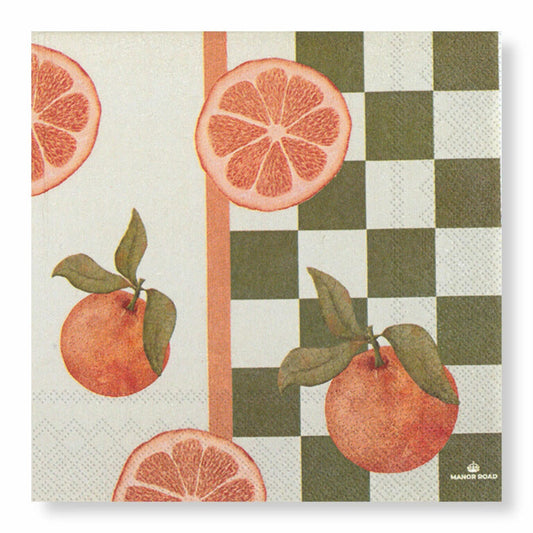 Mimosa Cocktail Paper Napkin- 20pk- Manor Road
