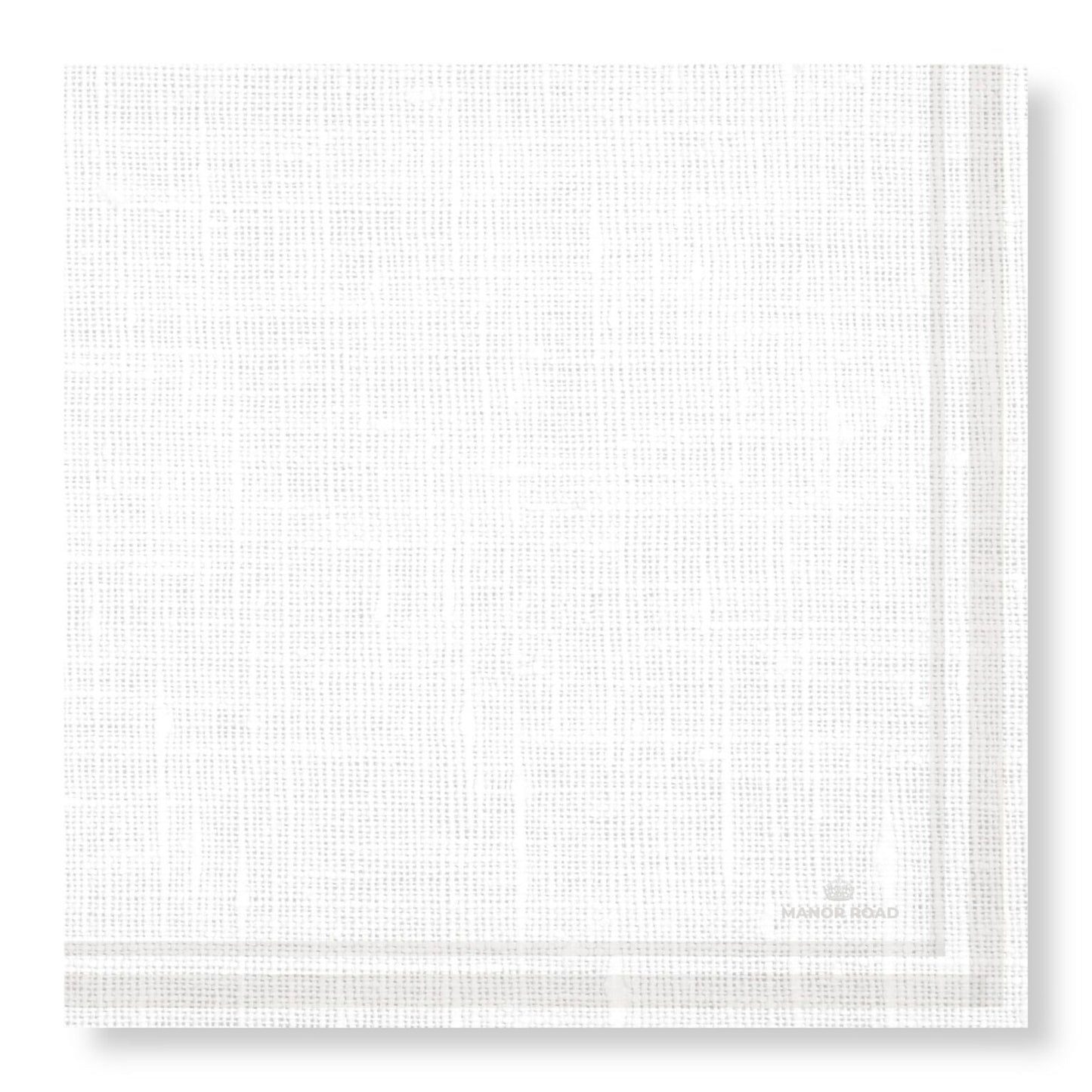 Linen Luxe White Dinner Paper Napkin- 20pk- Manor Road