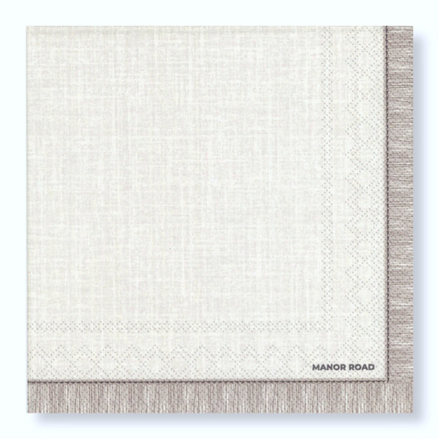 Fringe Beige Dinner Paper Napkins- 20pk- Manor Road