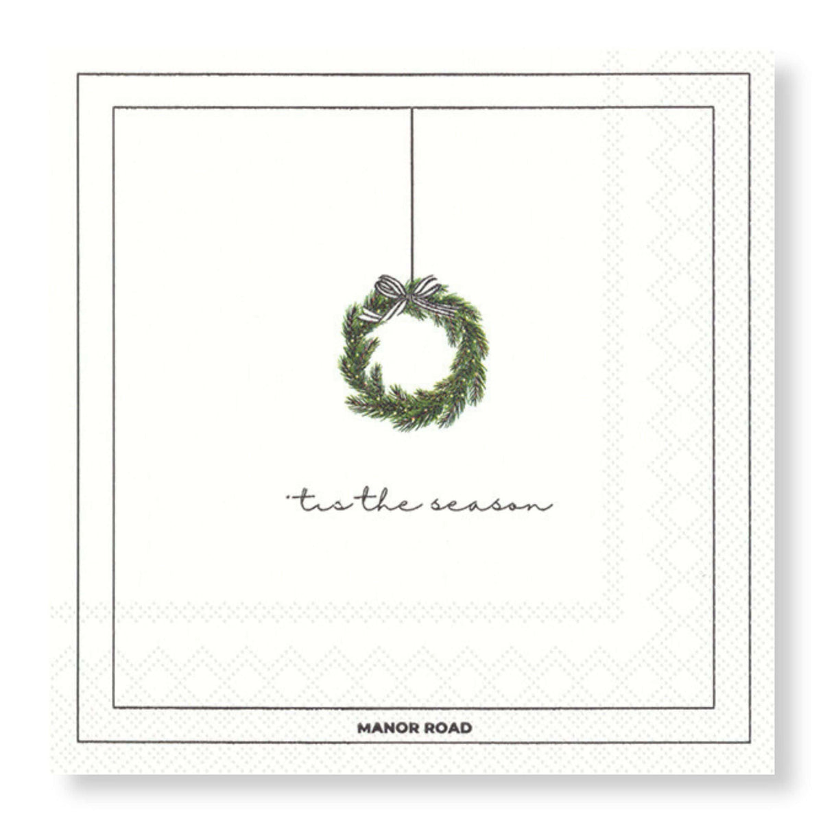 Tis The Season Luncheon Paper Napkin- 20pk- Manor Road