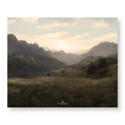 The Landscape Paper Placemat Pad- 30 Sheets- Manor Road