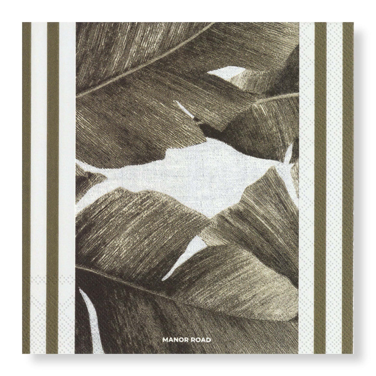 Rustic Palm Cocktail Paper Napkins- 20pk- Manor Road