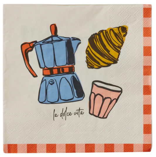Brunch Luncheon Paper Napkin- 20pk- Assemble