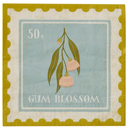 Daphne Post Card Luncheon Paper Napkin- 20pk- Assemble
