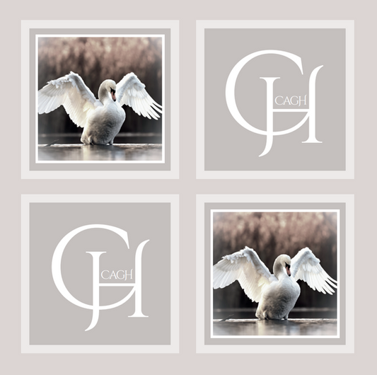 Swan Luncheon Paper Napkin- 25pk- CAGH