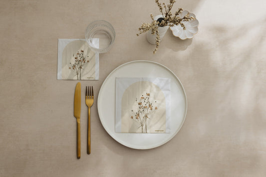 Florescence Luncheon Paper Napkin- 20pk- Manor Road