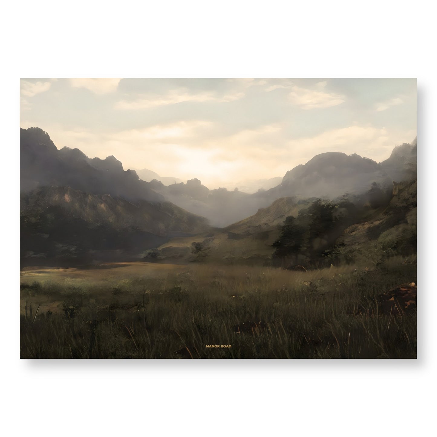 The Landscape A4 Grease Proof Paper- 20 Sheets- Manor Road