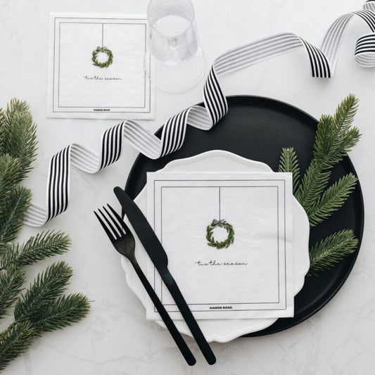 Tis The Season Luncheon Paper Napkin- 20pk- Manor Road