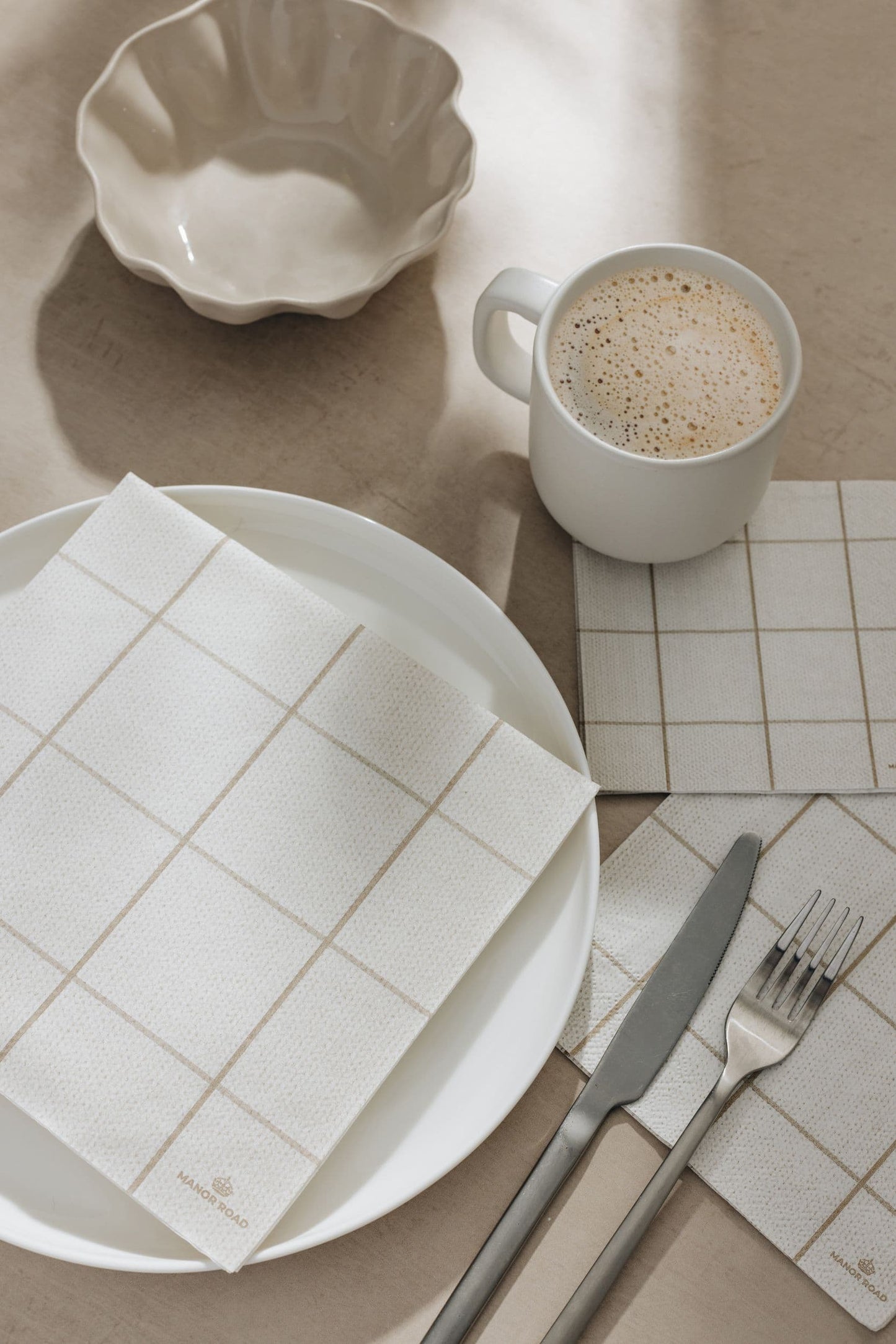 Woodland Weave Luncheon Paper Napkin- 20pk- Manor Road