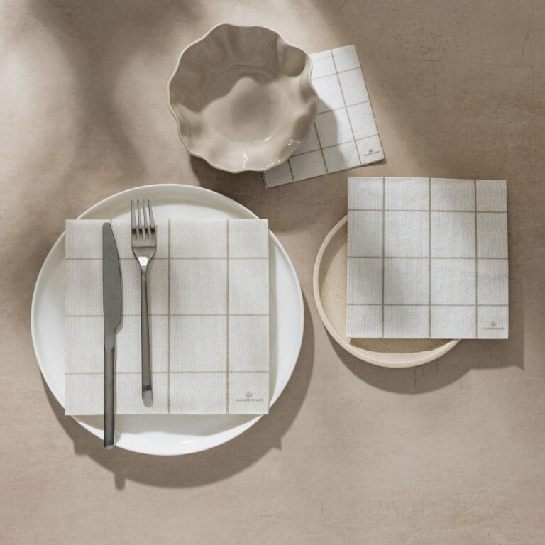 Woodland Weave Dinner Paper Napkin- 20pk- Manor Road
